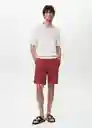 Camiseta Polo Hondarra Offwhite Talla S Hombre Mango