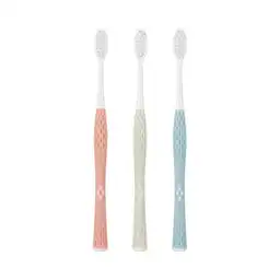 Miniso Cepillo Dental Cerdas Suaves Blanco/Rosa/Celeste