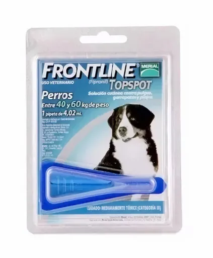 Frontline Solución Cutánea Anti pulgas para Perro