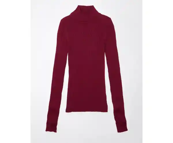 Suéter Mujer Tejido Vinotinto Talla Large American Eagle