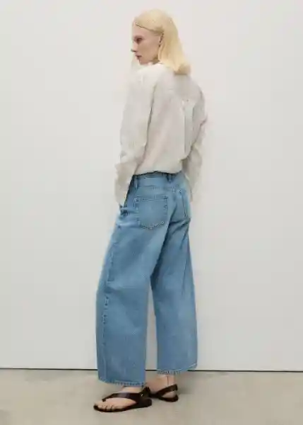 Jean Kika Tejano Medio Talla 36 Mujer Mango