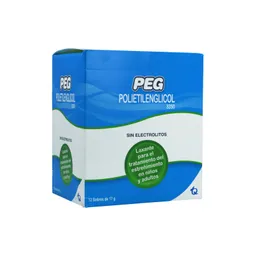 Peg Polietilenglicol Polvo Laxante (3350)