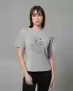 Camiseta Mujer Gris Talla L 209G121_GRI164702 Rifle