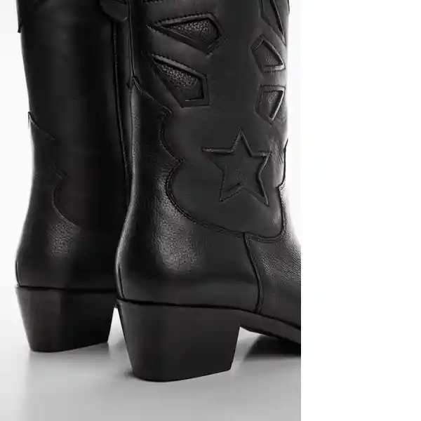 Botas Alba Negro Talla 38 Niñas Mango