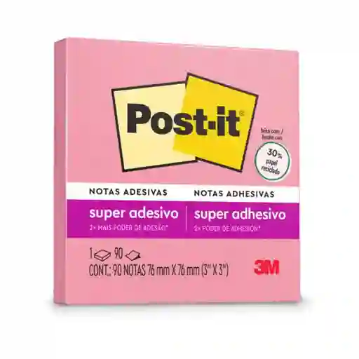 Post-it Notas Rosa Positivo 90 Hojas