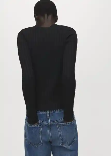 Cárdigan Flurry Negro Talla XS Mujer Mango