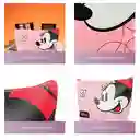 Cosmetiquera Forma Trapecio Mickey Mouse Minnie Rosa Miniso