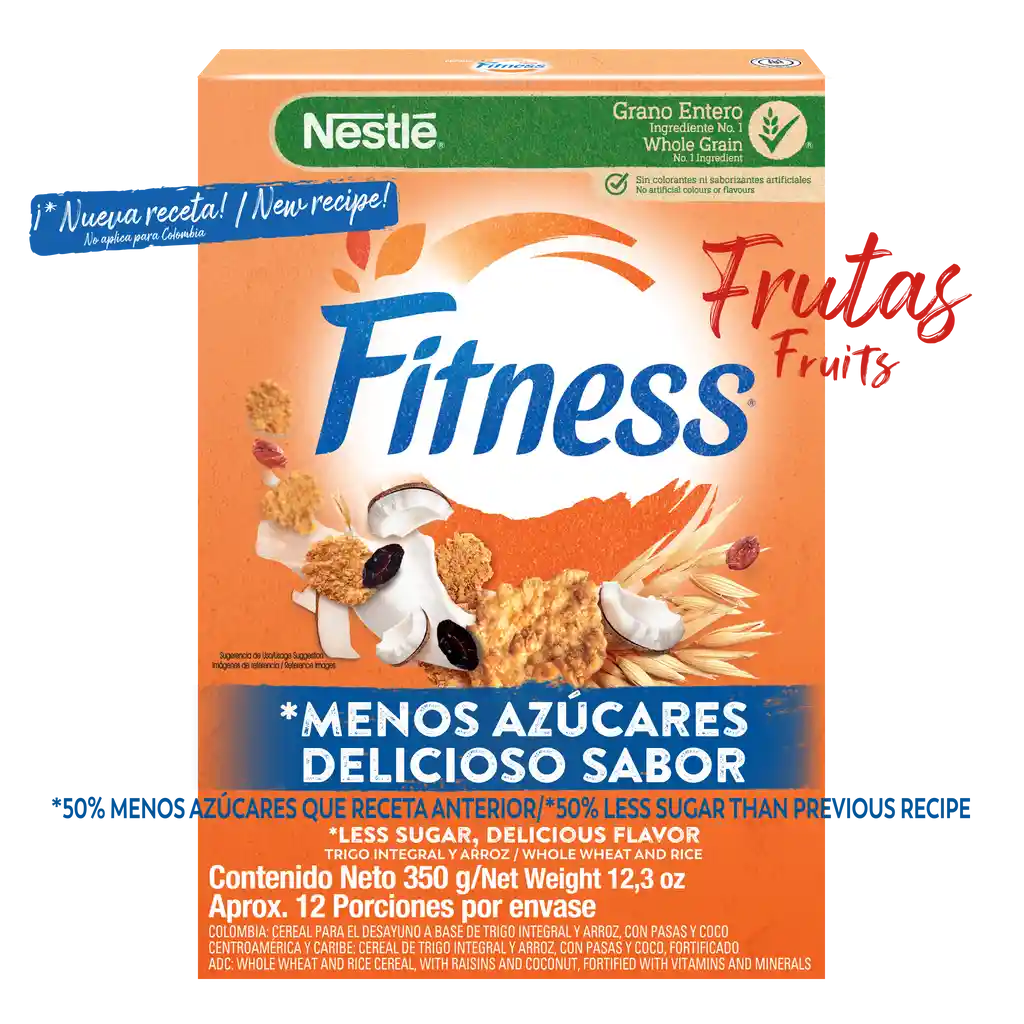 Cereal FITNESS Frutas x 350g