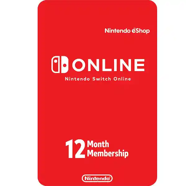 Nintendo Tarjeta Switch Online Región Estados Unidos 12 Meses