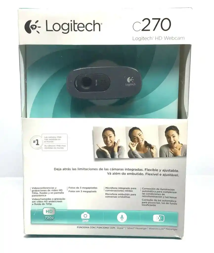 Logitech Cámara Web Hd C270 