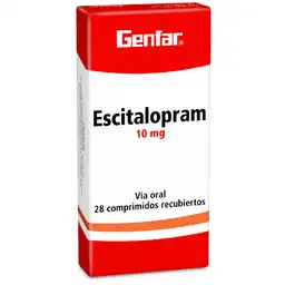 Genfar Escitalopram Vía oral(10 mg)