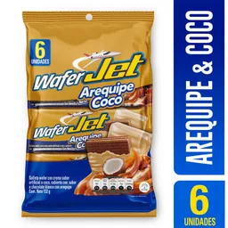 Jet Wafer Chocolate con Arequipe y Coco