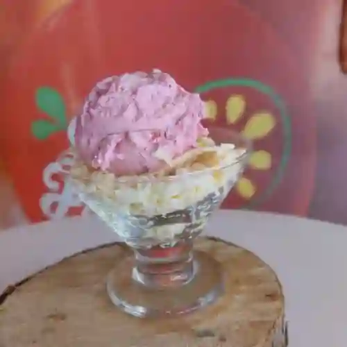 Helado con queso
