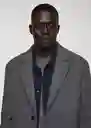 Abrigo Haki Gris Claro Vigoré Talla M Hombre Mango