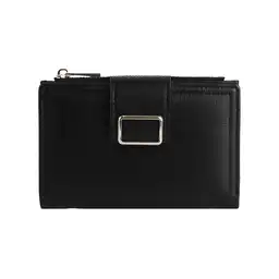 Cartera Para Mujer Hebilla Negro Miniso