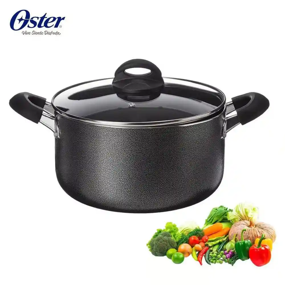Olla Holandesa Clairborne T/v 6qt Oster Aluminio Olla Holandesa Clairborne T/v 6qt 2 Negro