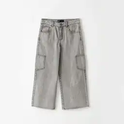 Pantalón Cargo Tiro Medio Ajustable Kids Femenino Lede Gef