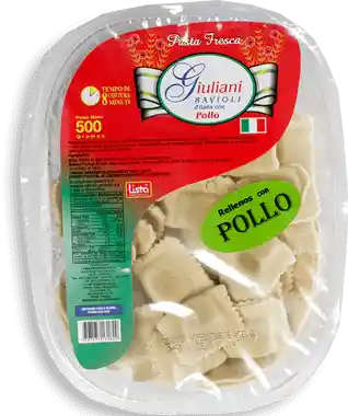 Giuliani Pasta Rellena Con Pollo