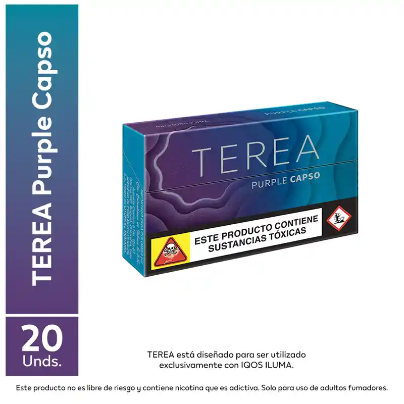 Terea Cigarrillo Purple Cajetilla