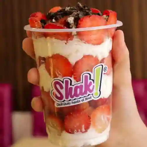 Fresas con Crema y Oreo