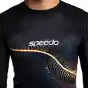 Camiseta Manga Larga Sunshine Wave Sprint Hombre Negro-s
