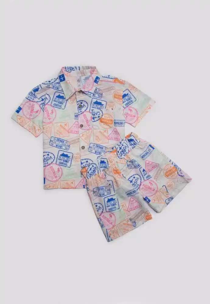 Conjunto Corto 6/9 Meses-estamp 1