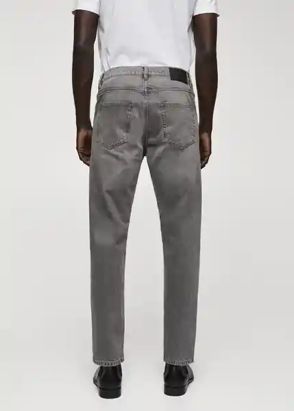 Pantalón Jean Ben Tejano Gris Talla 46 Hombre Mango