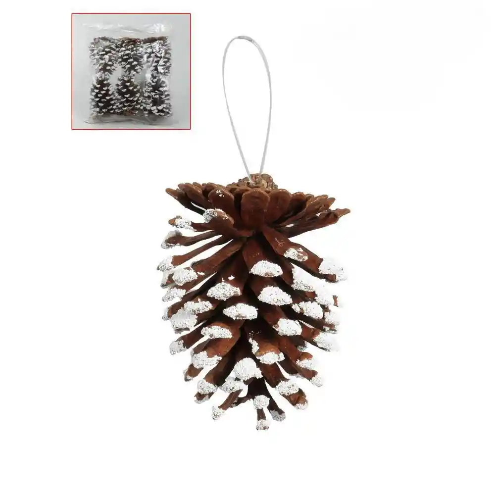 Set de Piñas Decorativas X6 Pzas Dorados Finlandek 049571981