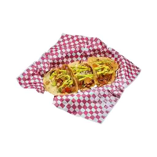 Taco de Tinga de Pollo X3