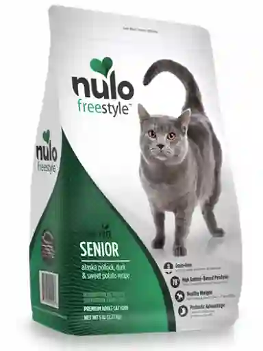 Nulo Alimento Para Gato Senior Alaska Pollock Duck 2.27 Kg