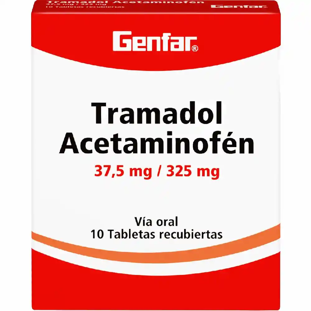 Genfar Tramadol Acetaminofén Tabletas (37.5 mg / 325 mg)