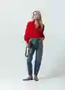 Camisa Bellie Mujer Rojo Adrenalina Medio T S 012G332 Naf Naf