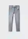 Jean Skinny5 Tejano Gris Talla 09 Niña Mango