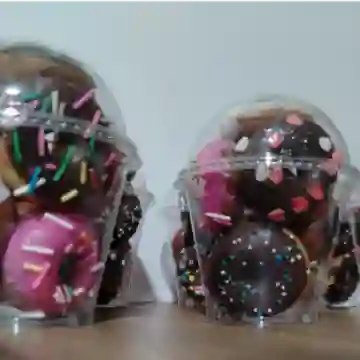Pack 7 Mini Donas- Choco & Vainilla