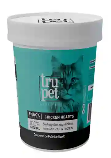 Trupet Snack Liofilizado Para Gatos 100% Corazón de Pollo