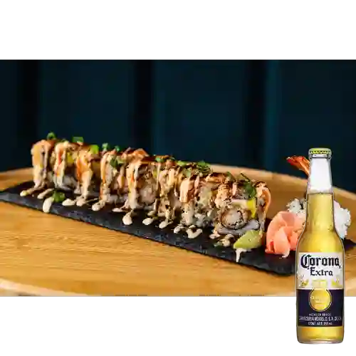 Combo Samurai + Cerveza Corona Bot. 355ml