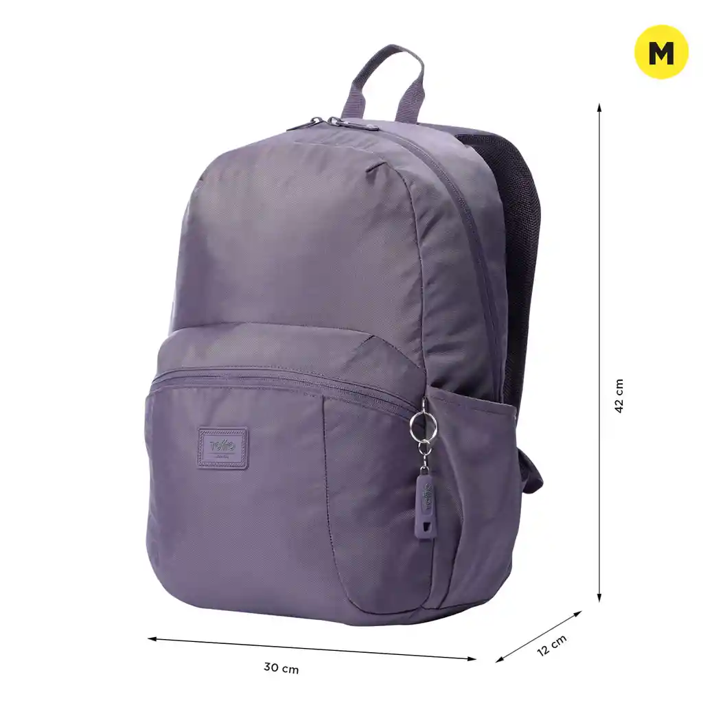 Morral Universitario Porta Pc 14" Trik M Morado Mujer