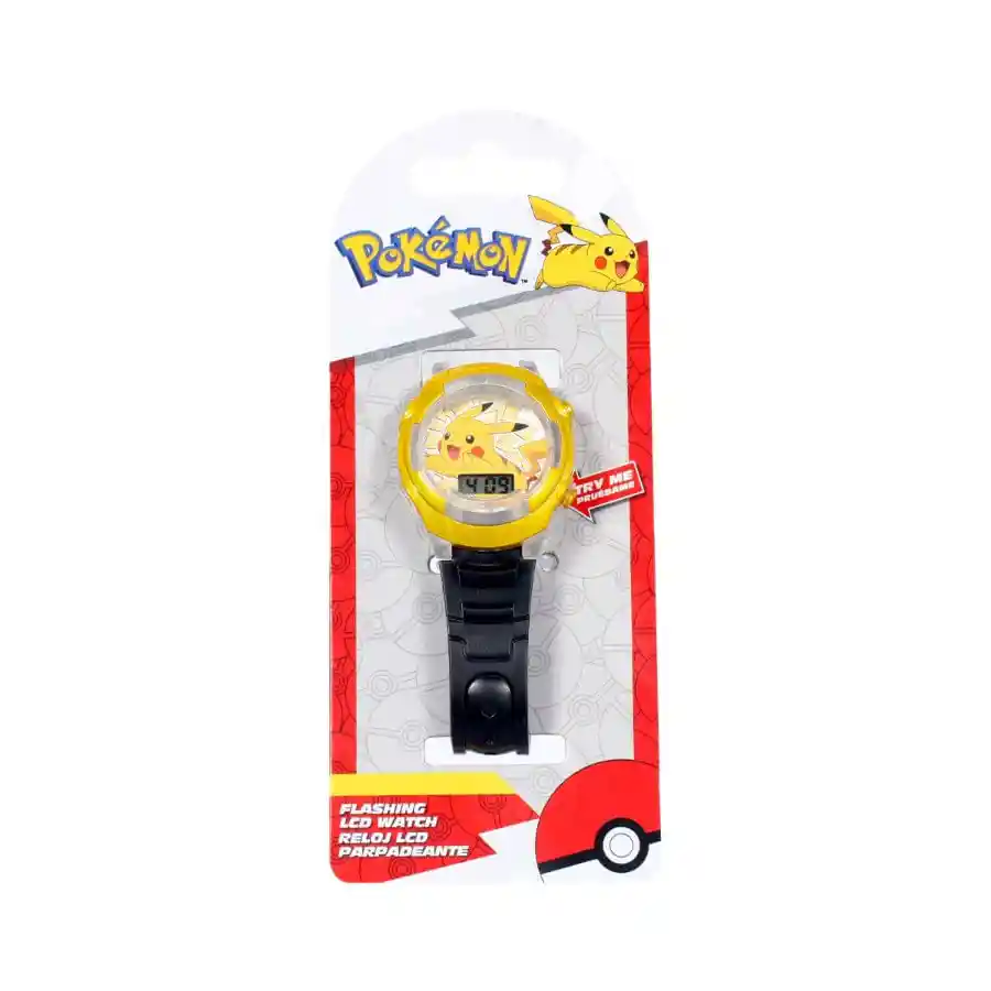Reloj Lcd Pokemón Parpadeante