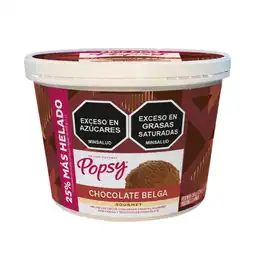 Helado Popsy Chocolate Belga