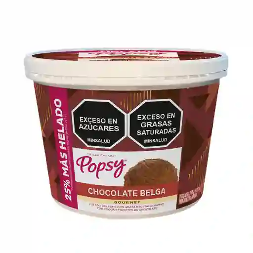 Helado Popsy Chocolate Belga