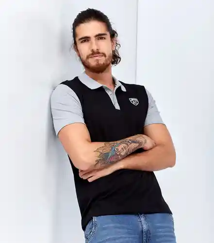 Unser Camiseta Polo Negro Talla M 823762