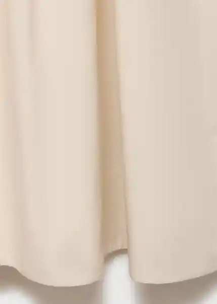 Vestido Valvi Crudo Talla S Mujer Mango