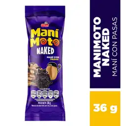 Mani Moto Mezcla Naked de Mani Con Pasas 36 g