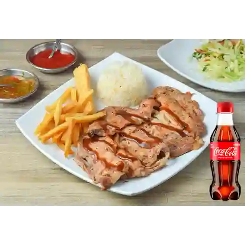 Combo Lomo de Cerdo + Coca Cola Original 250ML