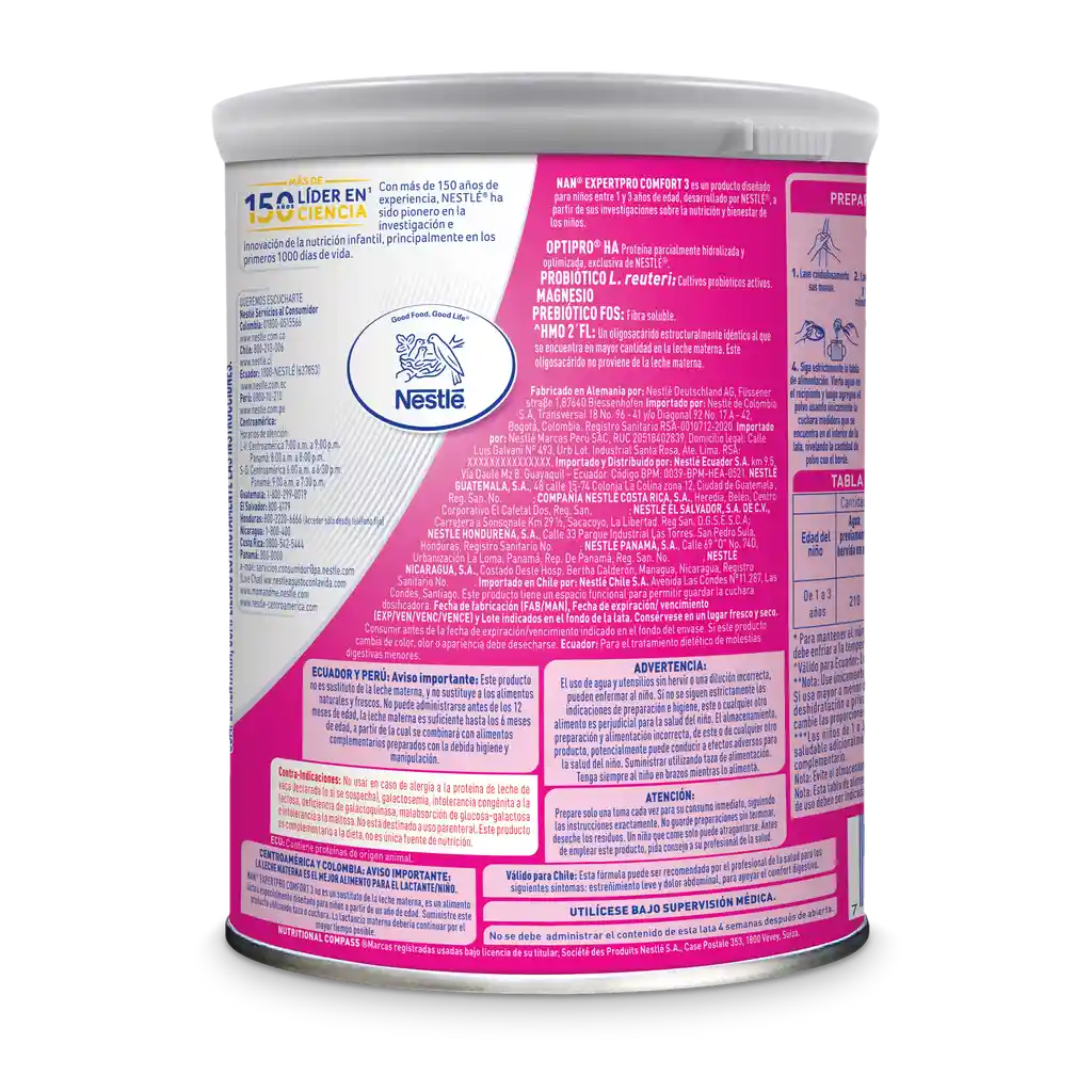 Alimento lácteo NAN COMFORT Etapa 3 x 800g