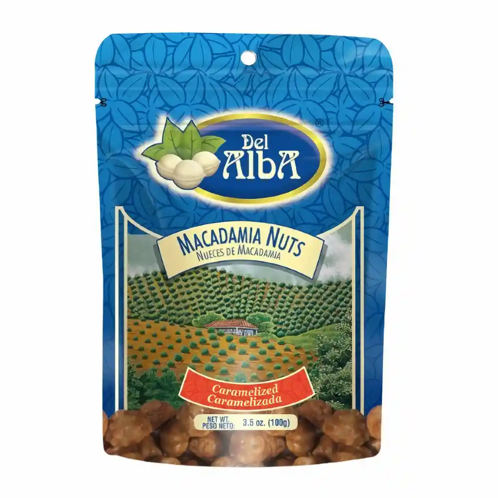 Del Alba Estuche de Macadamia con Chocolate