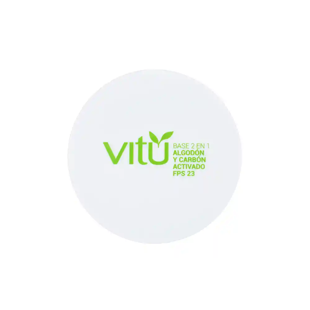 Vitu Base Algodón 2 en 1 Tono 3 Nuez