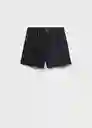 Short Andy Tejano Gris Oscuro Talla 38 Mujer Mango