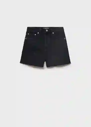 Short Andy Tejano Gris Oscuro Talla 38 Mujer Mango