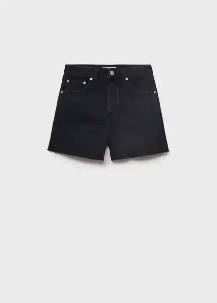 Short Andy Tejano Gris Oscuro Talla 38 Mujer Mango